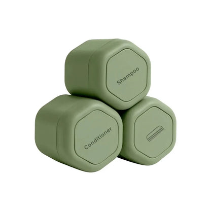 3Pcs Refillable Magnetic Travel Capsules