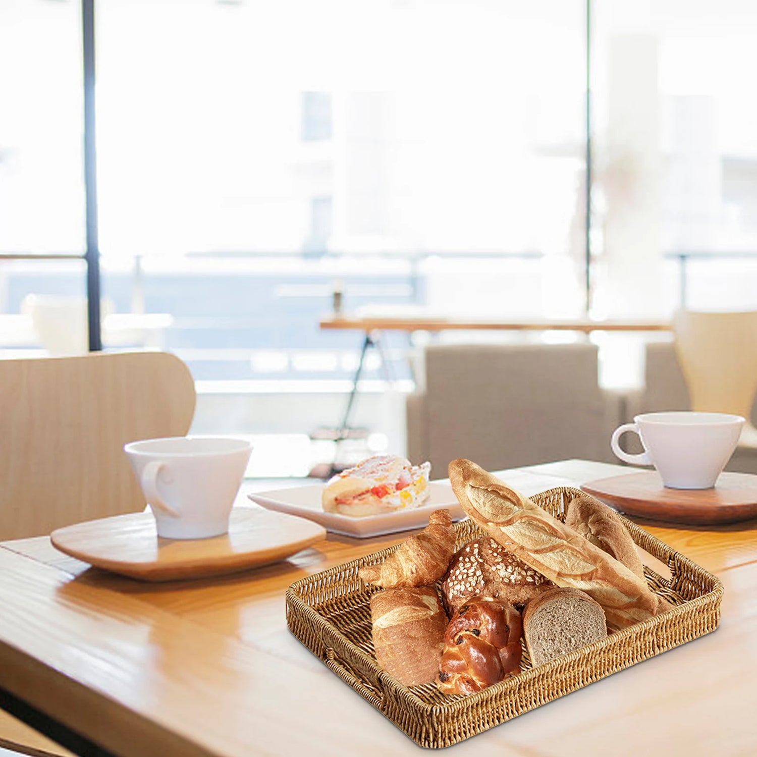 Rectangular Rattan Tray