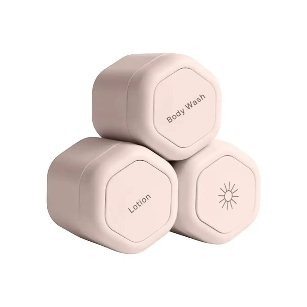 3Pcs Refillable Magnetic Travel Capsules