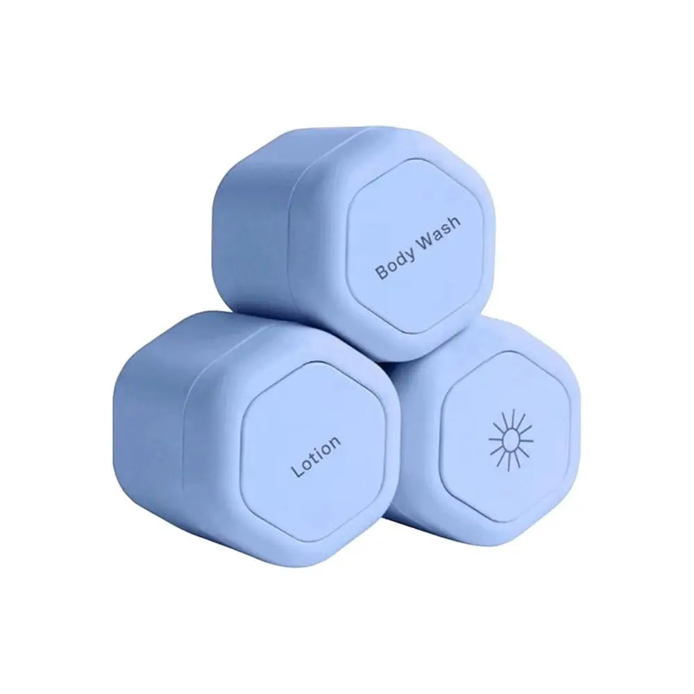 3Pcs Refillable Magnetic Travel Capsules